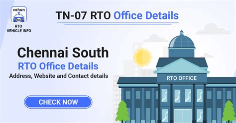 Chennai South RTO Office Details – Address, Services & Contact Details