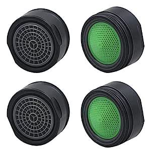 4 Pack 1.5 GPM Faucet Aerator, (24mm)15/16-Inch Male Threads Faucet ...