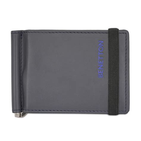 Buy United Colors Of Benetton Leather Emberto Men Money Clip Money Clip ...