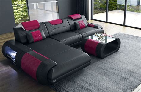 Rimini corner sofa – leather, modern and comfortable – Rayy