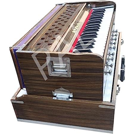 3 3/4 Octave 9 Scale Changer (with Coupler) Box Harmonium with 3 set of ...