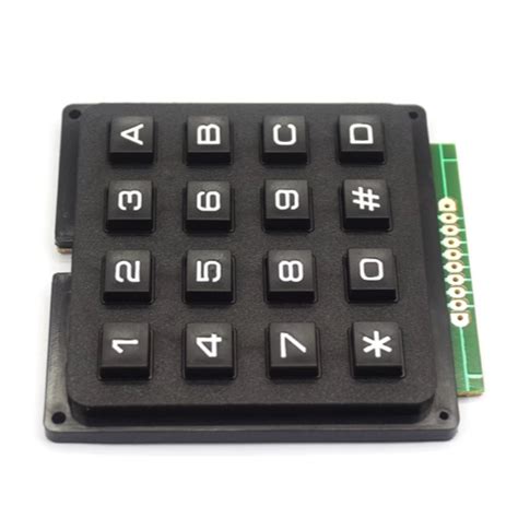 4x4 Matrix Keyboard Keypad Module – Robocraze