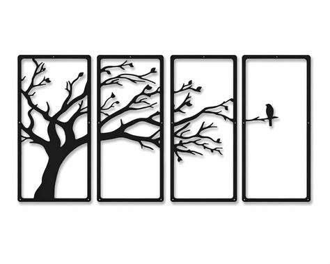 Lippan Modern Wooden Wall Art Set | Minimalist Wall Sculptures for ...