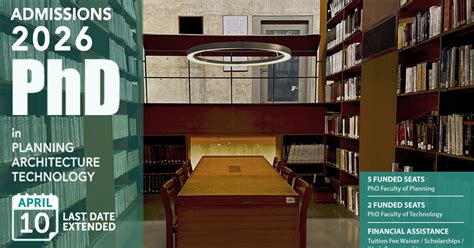 Admissions 2026 are open now for PhD in PLANNING – ARCHITECTURE ...