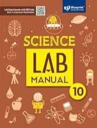 Science Lab Manual Class 10 Blueprint Book