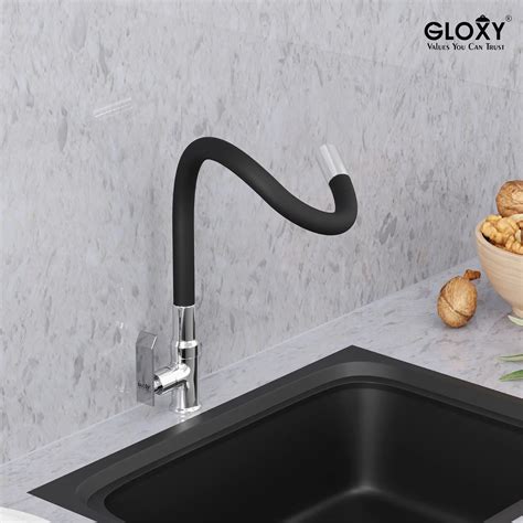 Gloxy Imperial Series Singel Flow Brass Deck Mount 360° Flexible Swive