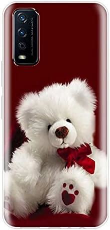 Fashionury Silicone Designer Printed Back Case Cover for Vivo Y20 ...