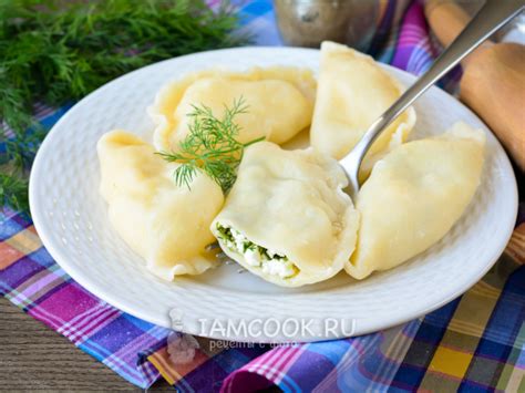 Вареники с творогом и укропом — рецепт с фото пошагово