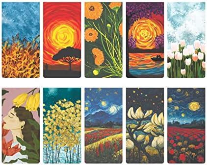 Antara Floral Bookmarks | Set of 10 | 5 Designs Digisited Watercolor ...