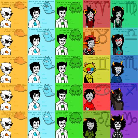 Kid's and Troll's Valentines | Homestuck, Homestuck trolls, My pictures