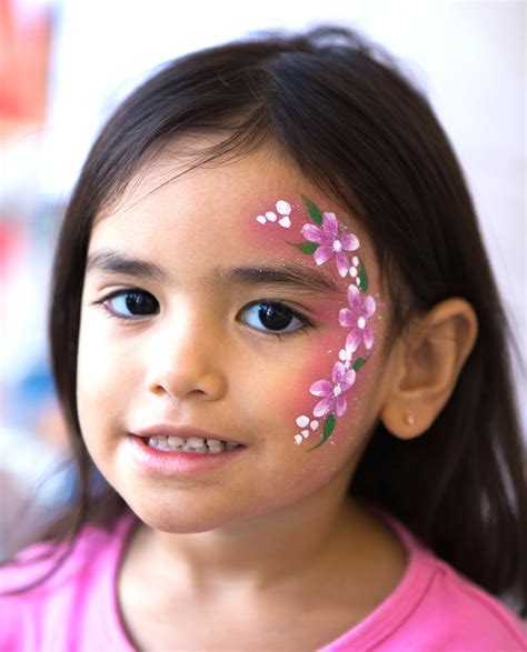 Flower Face Painting Ideas For Kids