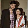 Lead pair, Aryeman Bhatia and Ruchi Savarn at the launch of television ...