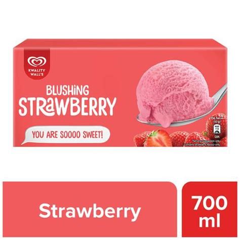 Buy Kwality Walls Frozen Dessert Strawberry Party Pack 700 Ml Online At ...