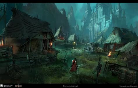 Wallpaper castle, Transylvania, Iron Blade, Environment Concept for ...