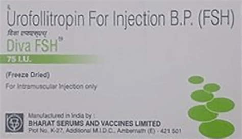 Diva Fsh 75 IU Powder For Injection (1): Uses, Side Effects, Price ...