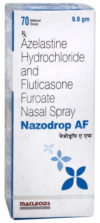 Nazodrop Af Nasal Spray 70 Mdi - Uses, Side Effects, Dosage, Price ...