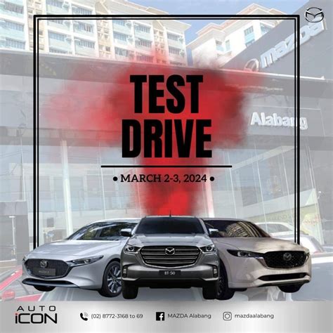 Test Drive Event at Mazda Alabang, Alabang Zapote Road, Filinvest ...