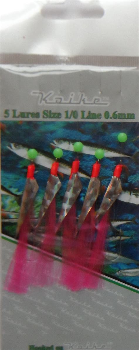 Buy Mackerel / Cod Daylite Flasher Rig Koike Tackle 5 Hook Trace 1/0 ...