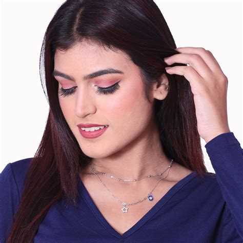 Evil Eyes Twin Leyer Neckless – RAASIL JEWEL