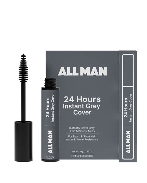 Buy ALL MAN 24-Hour Instant Grey Cover – Temporary Grey Hair Solution ...