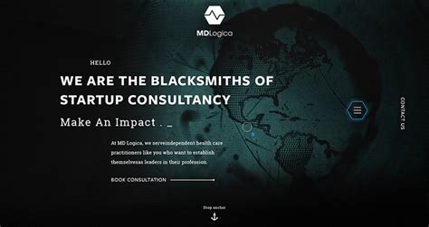 Parallax web Design for consultancy - Hih7 Webtech Private Limited