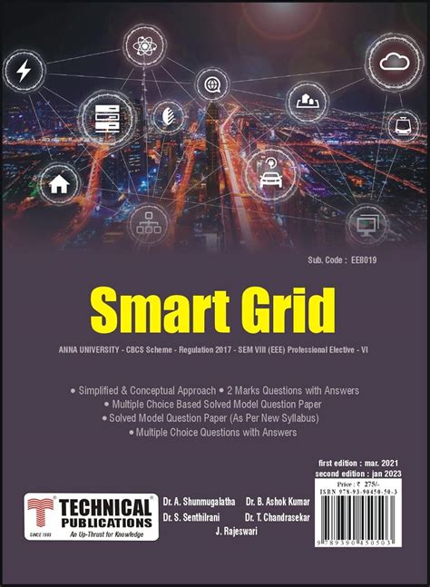 Smart Grid for BE Anna University R17 CBCS (VIII-EEE/Prof. Elec.-VI ...