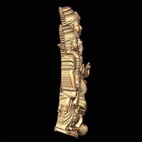 Exquisite Ram Laxman Sita Jewelry 3D Model