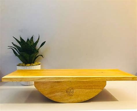 NARAYANI PHYSIO® Curved Wooden Balance Board | Balance Board for Kids ...
