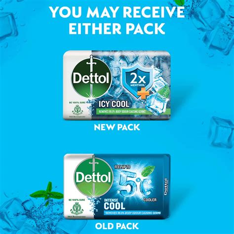 Buy DETTOL INTENSE COOL BATHING SOAP BAR WITH MENTHOL- BUY 4 GET 1 FREE ...
