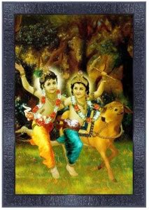 pnf (Baby) Bal Krishna -10383 Religious Frame Price in India - Buy pnf ...