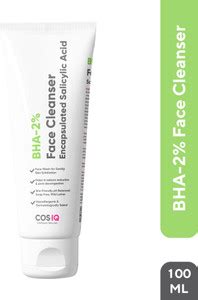 Cos-IQ Salicylic Acid 2% Face Cleanser BHA Sebum Reduction, Pore ...
