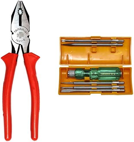 Taparia 1621-8 Steel (210mm) Combination Plier with Joint Cutter (Red ...