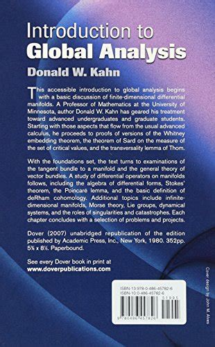 Introduction to Global Analysis (Dover Books on Mathematics) – Retail ...