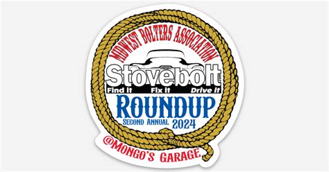Roundup Sticker 2024 by Mongo's Garage | Die cut stickers | Sticker ...