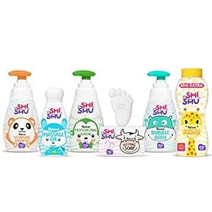 Shishu Natural Baby Skincare Premium Combo Pack (Pack of 6) : Amazon.in ...