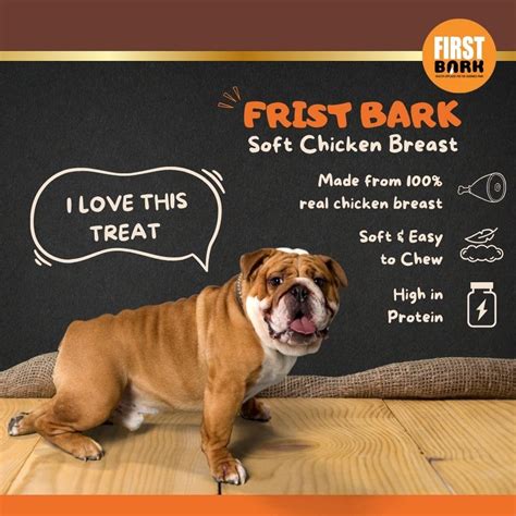 FIRST BARK Yummylicious Stick Young Adult Dog Treats Soft Chicken Tend ...