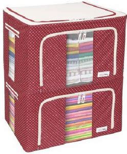 Ambey 2 Living Box - Wardrobe Organizer, Cloth Storage Bags with Zip ...