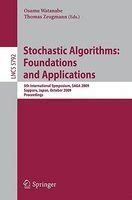 Buy Stochastic Algorithms: Foundations and Applications: 5th ...