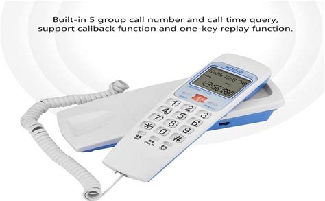 GION Multipurpose Desktop & Wall Mounted Single Line Digital Corded ...