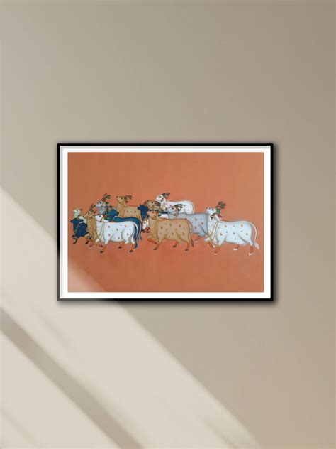 Buy Pichwai Painting | Home Decor | Cows | Pichwai folk art