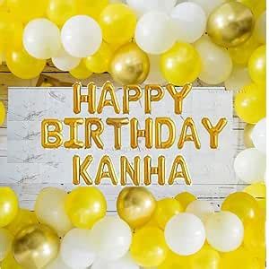 AR GIFTZADDA Happy Janamashtmi Foil Balloon Kit for Kanha Ji Birthday ...