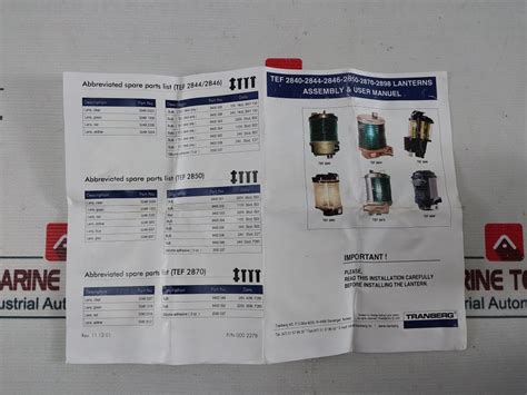 Tranberg Tef 2898 Navigation Light Port Red – Aeliya Marine Tech