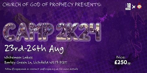 CAMP 2K24, Whitemoor Lakes Centre, Lichfield, 23 August to 26 August ...