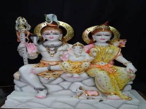 Marble Shiv Parvati Statue - Marble Parvati Statue Trader - Retailer ...