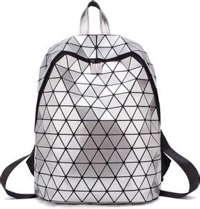 BATCAT Geometric Sliver 20 L Laptop Backpack Sliver - Price in India ...