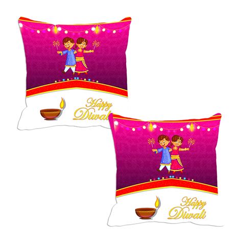 Buy Rejoy Set of 2 Square Cushion Covers, 12x12 inch Cushion Covers ...
