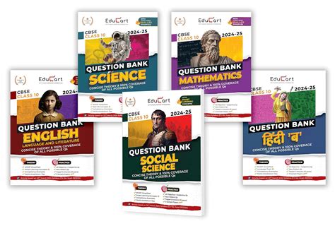 Educart CBSE Class 10 Question Bank Science, Mathematics, Social ...