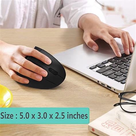 Lekvey Ergonomic Vertical Wireless Mouse - India | Ubuy