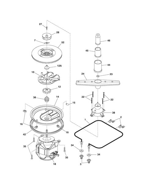 Dishwasher Frigidaire Parts Diagrams at Lashay Sue blog