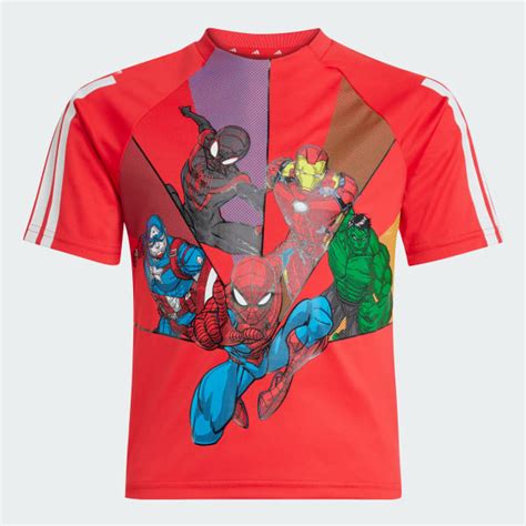 ADIDAS MARVEL SPIDER-MAN T-SHIRT - Red | adidas India